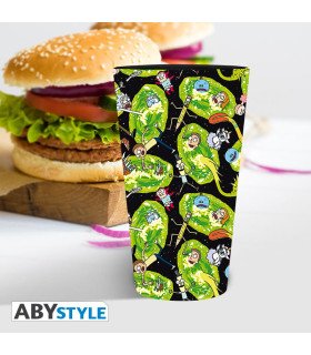 Verre XXL Rick and Morty - Portails - 400 ml - ABYstyle