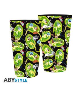 Verre XXL Rick and Morty - Portails - 400 ml - ABYstyle