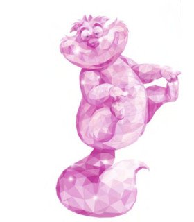 Le Chat du Cheshire en version cristal facetté – sourire garanti