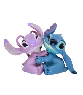 Stitch et Angel en serre-livres trop mignons pour être rangés