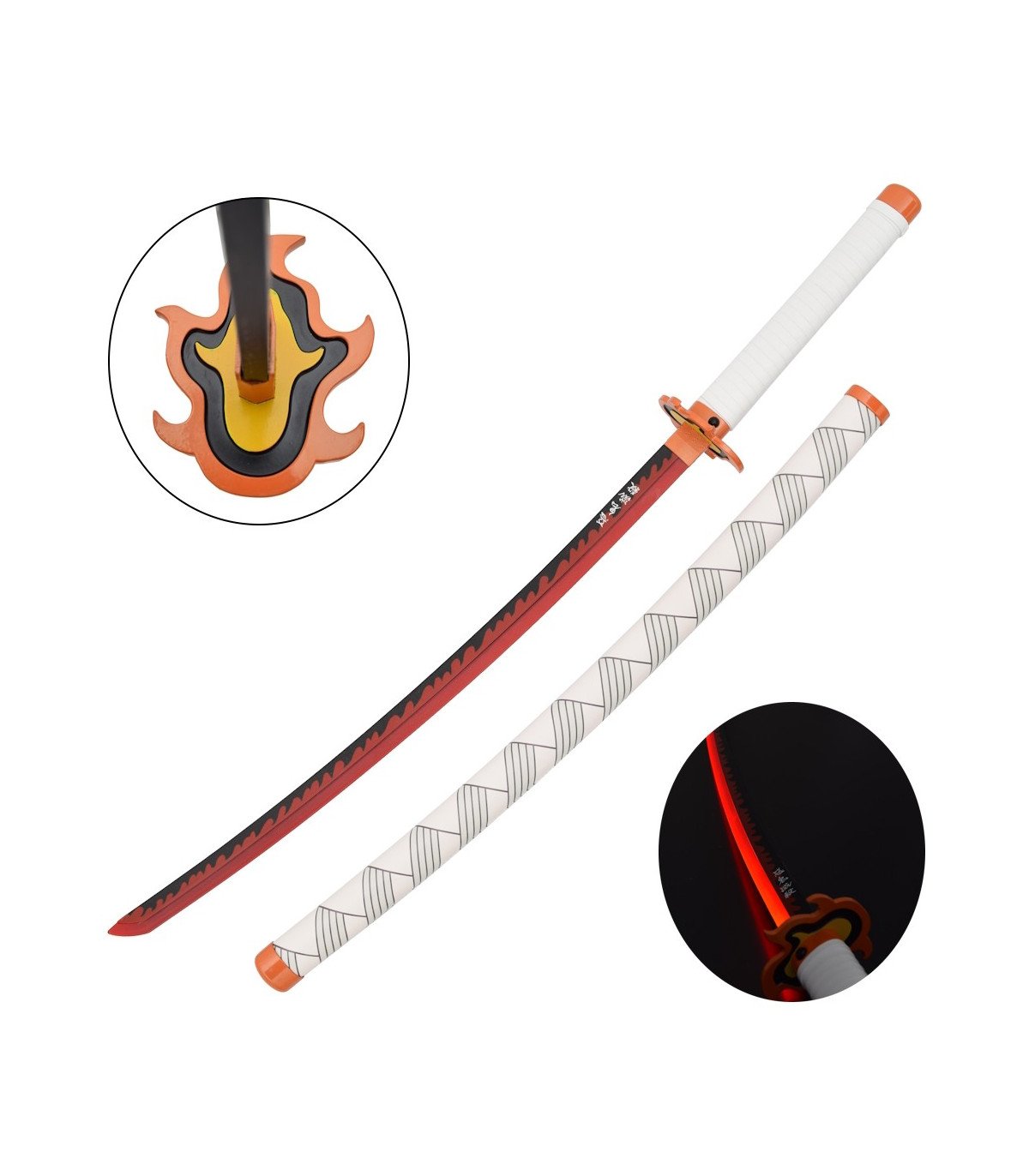 Katana LED Bois Rengoku Kyojuro Demon Slayer