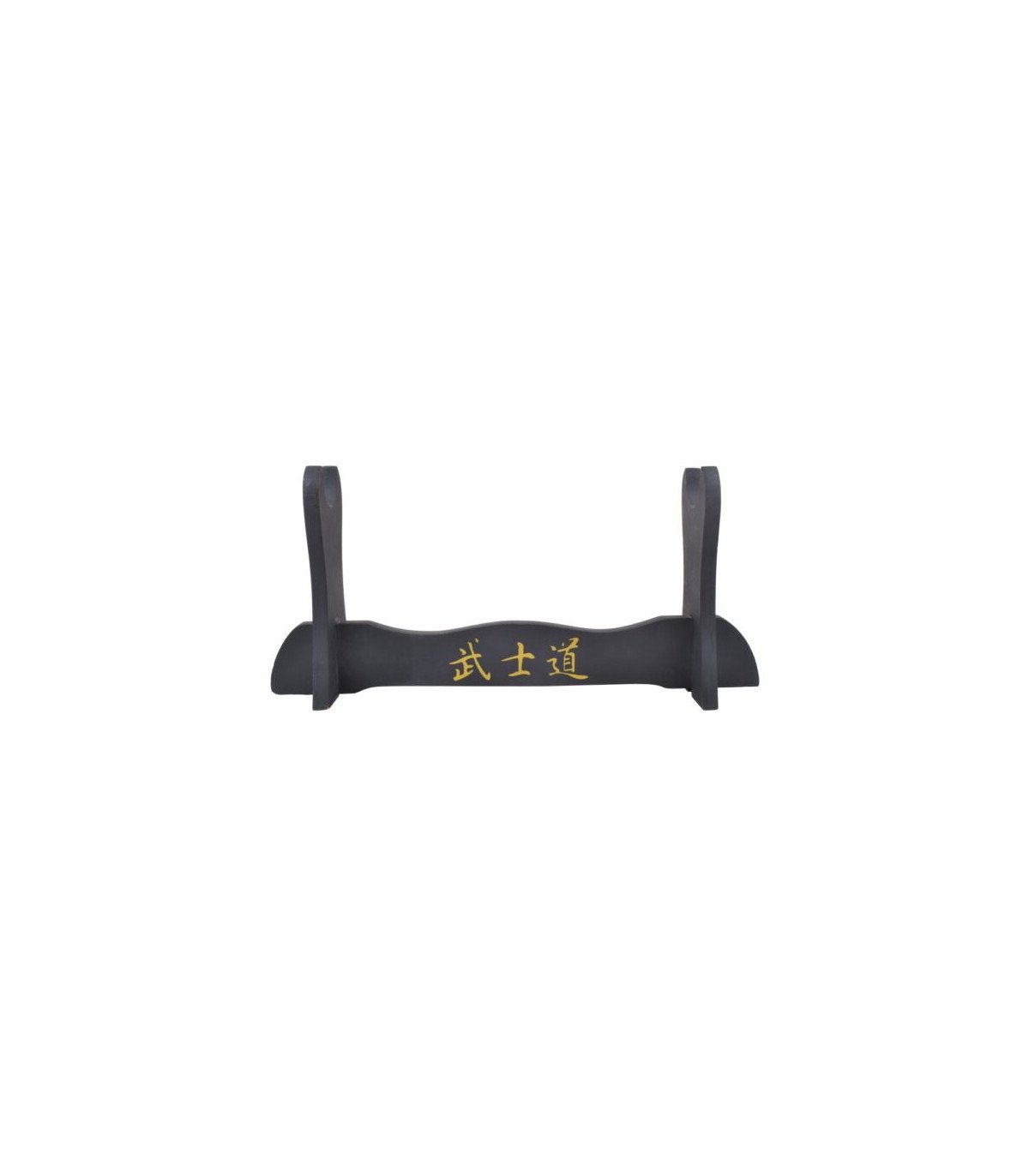 Support de Table en Bois Noir pour 1 Katana à Poser