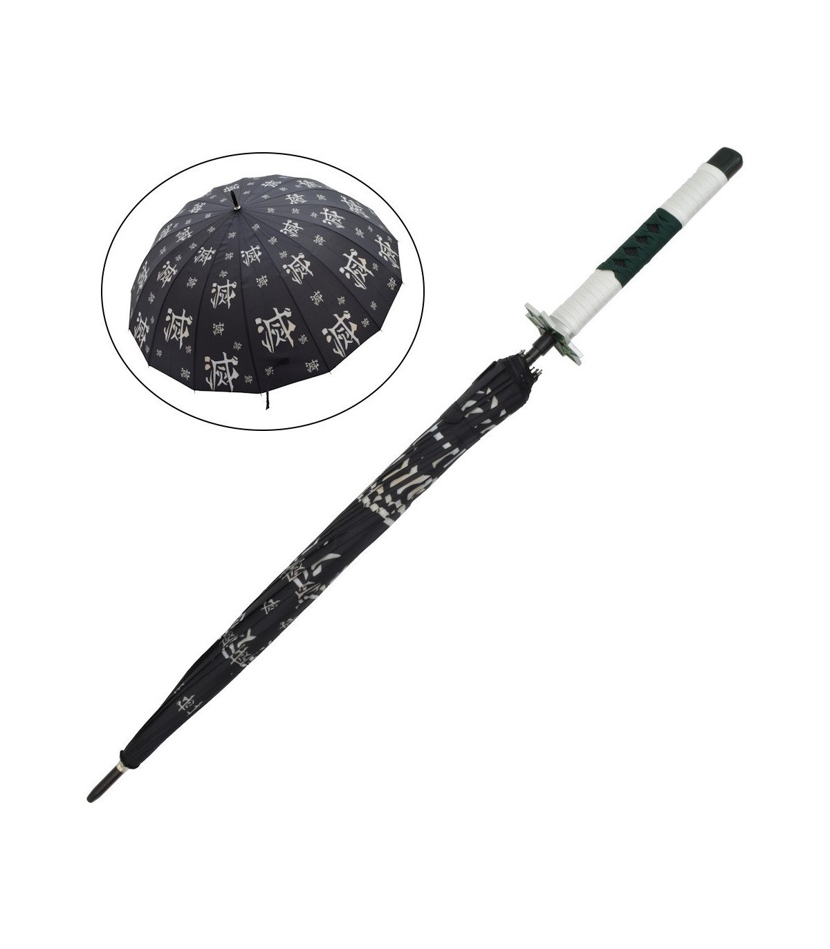 Parapluie katana Sanemi Shinazugawa Demon Slayer en Acier vue principale