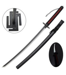 Katana LED Zangetsu Ichigo Kurosaki Bleach en Bambou vue principale