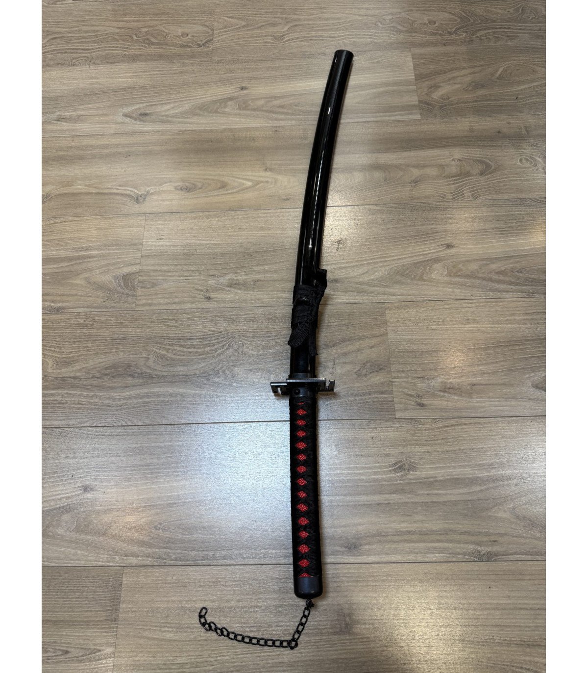  Katana LED Zangetsu Ichigo Kurosaki Bleach en Bambou vue produit 8