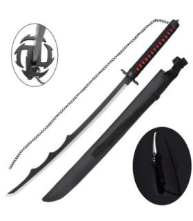 Katana LED Tensa Zangetsu Evolution Ichigo Kurosaki Bleach en Bambou vue principale