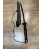  Katana LED Tensa Zangetsu Evolution Ichigo Kurosaki Bleach en Bambou détail décoratif