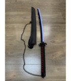  Katana LED Tensa Zangetsu Evolution Ichigo Kurosaki Bleach en Bambou vue produit 6