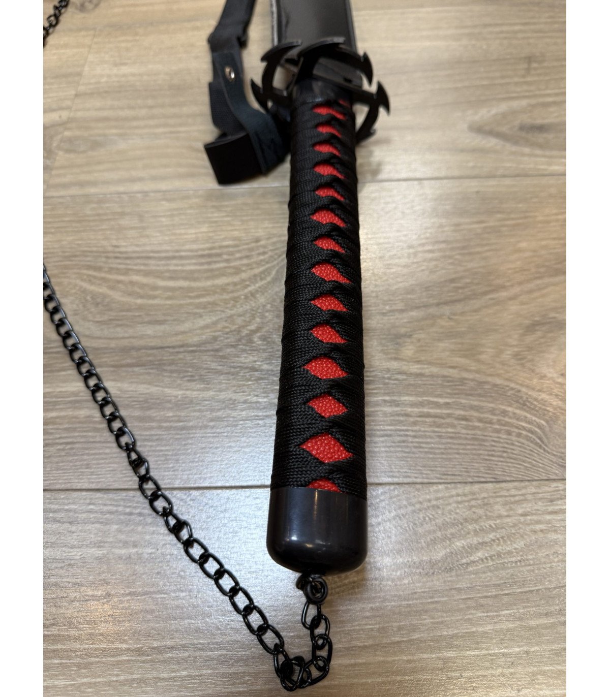  Katana LED Tensa Zangetsu Evolution Ichigo Kurosaki Bleach en Bambou vue produit 8