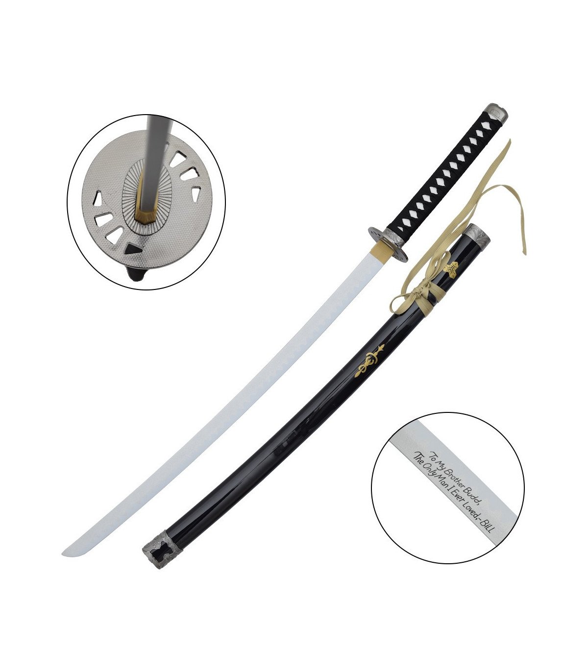 Katana Kill Bill en Bambou vue principale