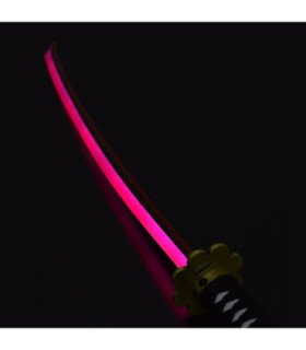  Katana LED Shusui de Roronoa Zoro One Piece en Bambou détail décoratif