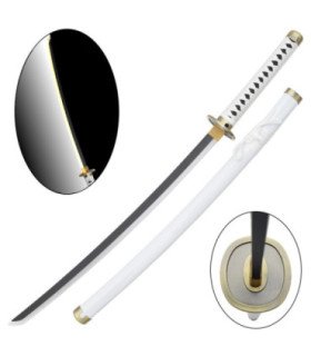 Katana LED Wado Ichimonji de Roronoa Zoro One Piece en Bambou vue principale
