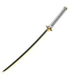  Katana LED Wado Ichimonji de Roronoa Zoro One Piece en Bambou détail décoratif