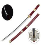 Katana LED Sandai Kitetsu de Roronoa Zoro One Piece en Bambou vue principale