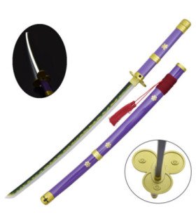 Katana LED Enma de Roronoa Zoro One Piece en Bambou vue principale