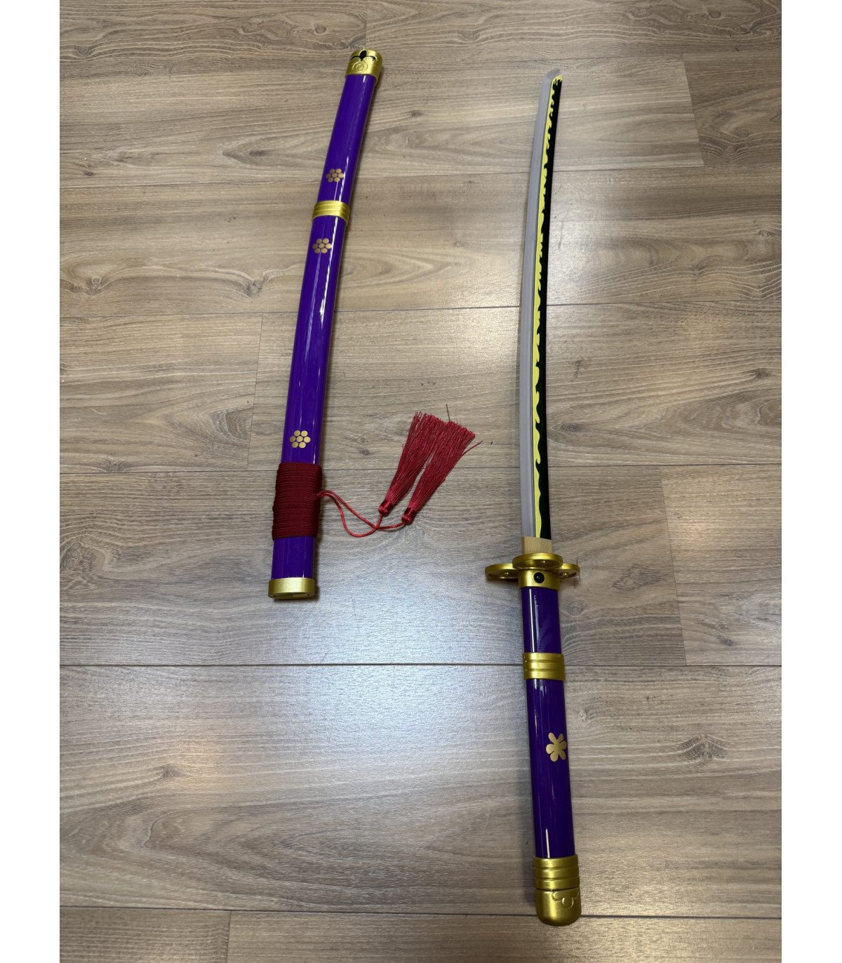  Katana LED Enma de Roronoa Zoro One Piece en Bambou vue produit 5