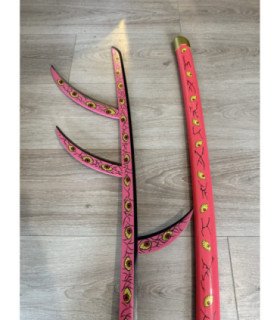  Katana Bambou Kokushibou Tsugikuni Michikatsu Demon Slayer présentation collection
