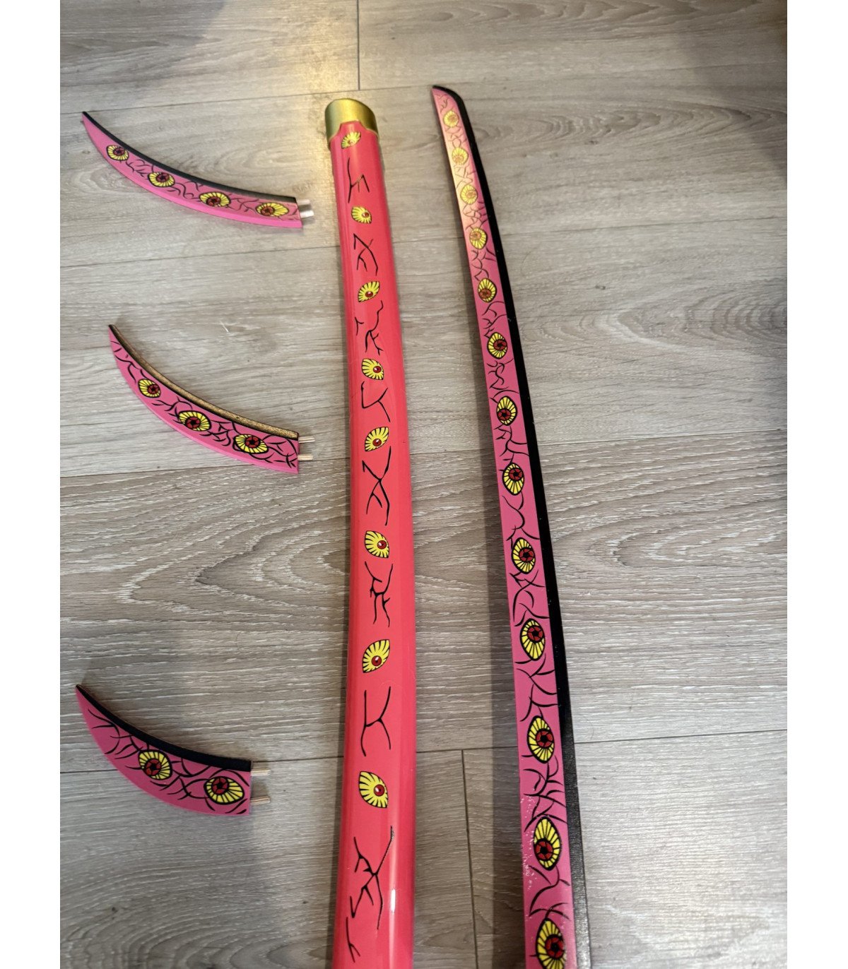  Katana Bambou Kokushibou Tsugikuni Michikatsu Demon Slayer vue produit 6