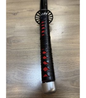  Katana LED Bois Tanjiro Kamado Demon Slayer en Bambou présentation collection