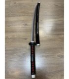  Katana LED Bois Tanjiro Kamado Demon Slayer en Bambou vue produit 6
