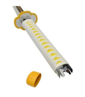 Katana LED Bois Zenitsu Agatsuma Demon Slayer en Bambou présentation collection