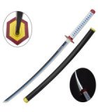 Katana LED Bois Giyu Tomioka Demon Slayer en Bambou vue principale