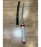  Katana LED Bois Giyu Tomioka Demon Slayer en Bambou détail décoratif