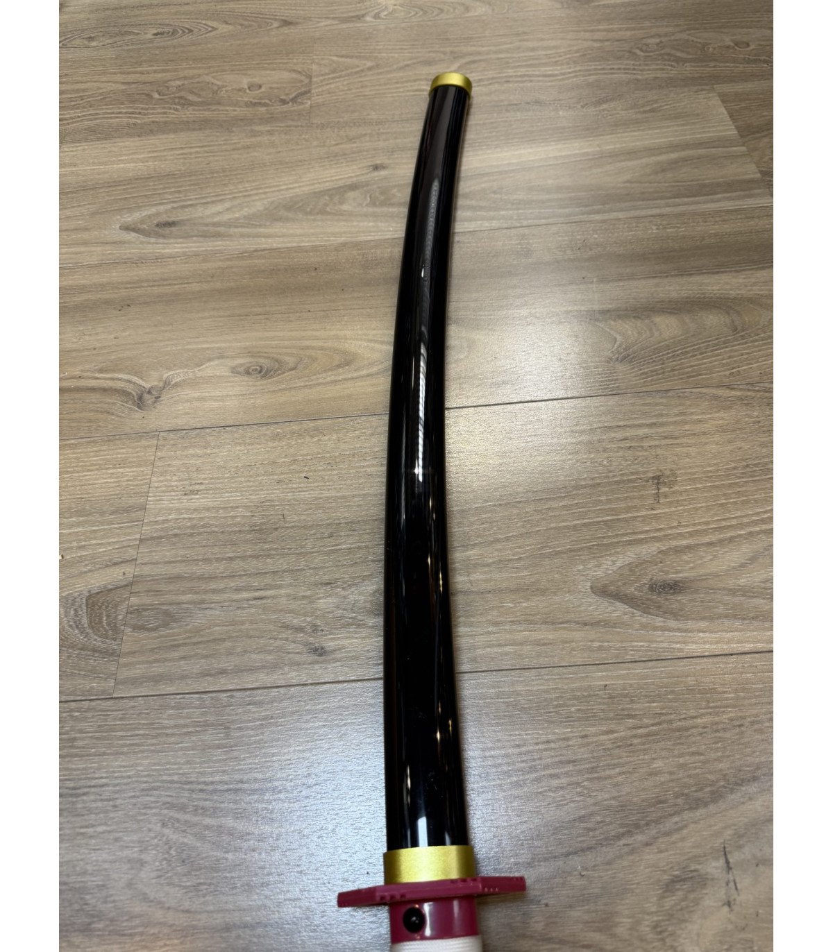  Katana LED Bois Giyu Tomioka Demon Slayer en Bambou vue produit 4