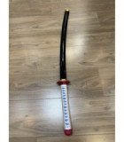  Katana LED Bois Giyu Tomioka Demon Slayer en Bambou vue produit 6