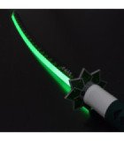  Katana LED Bois Sanemi Shinazugawa Demon Slayer en Bambou détail décoratif