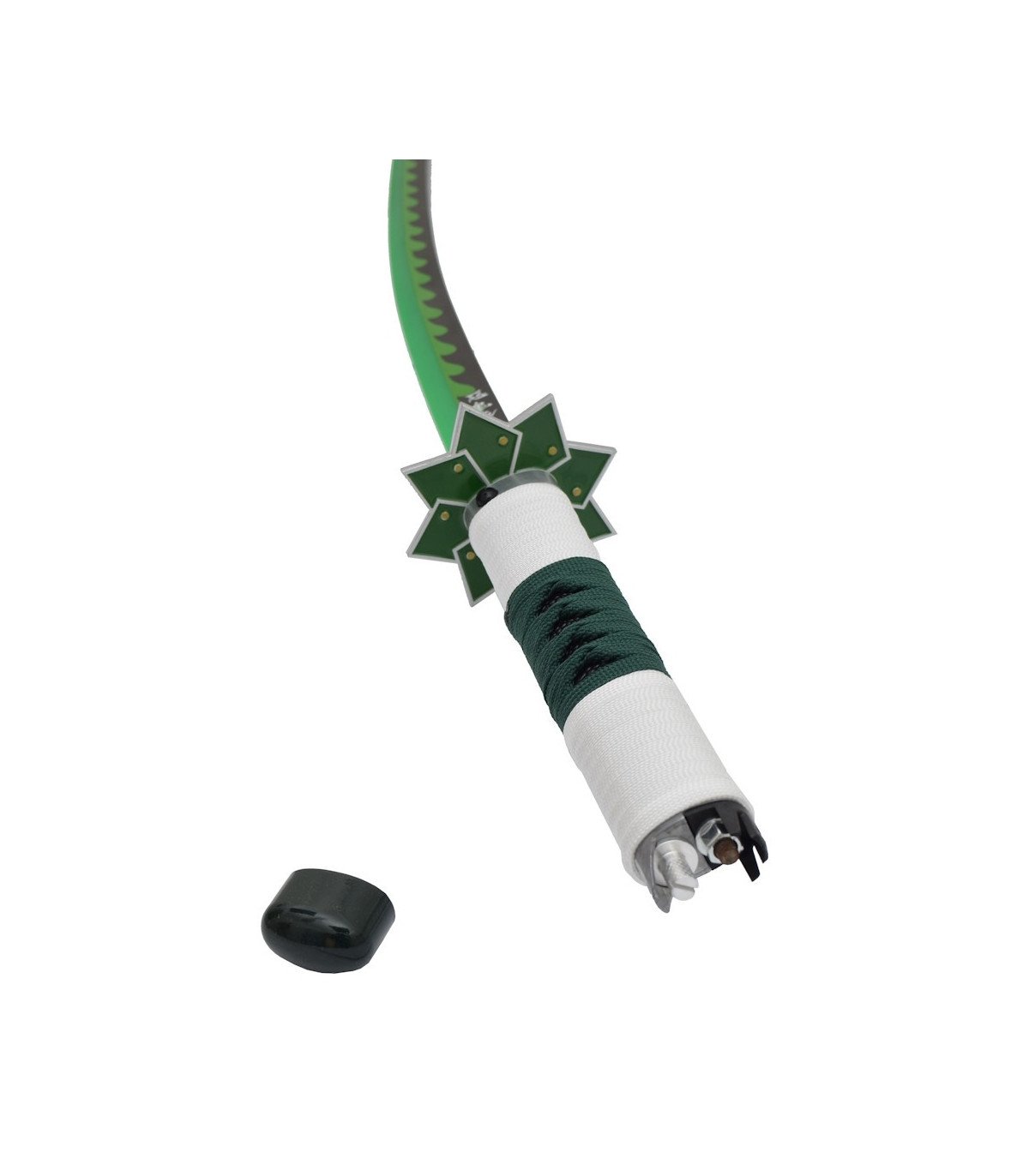 Katana LED Bois Sanemi Shinazugawa Demon Slayer en Bambou présentation collection