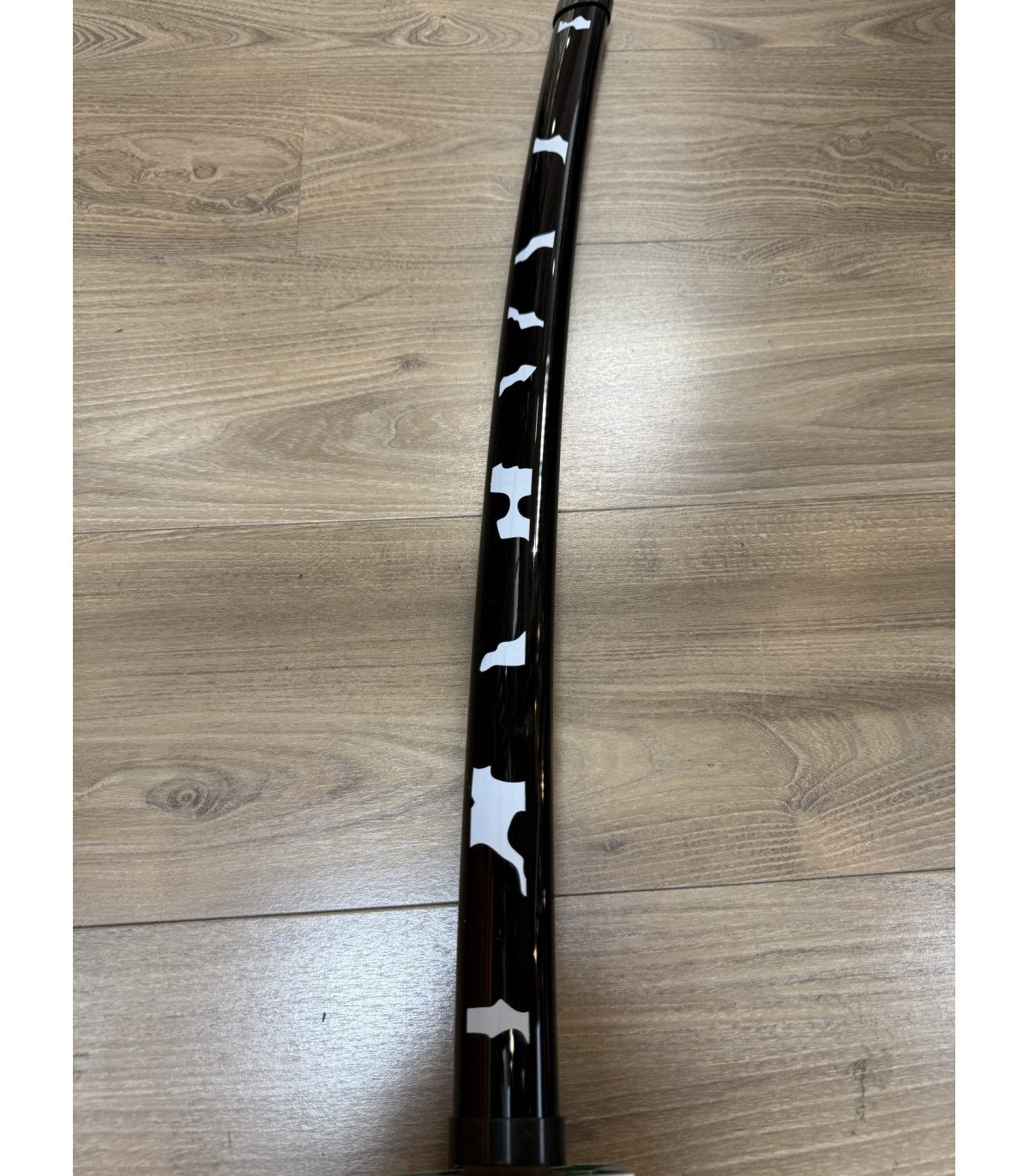  Katana LED Bois Sanemi Shinazugawa Demon Slayer en Bambou vue produit 5