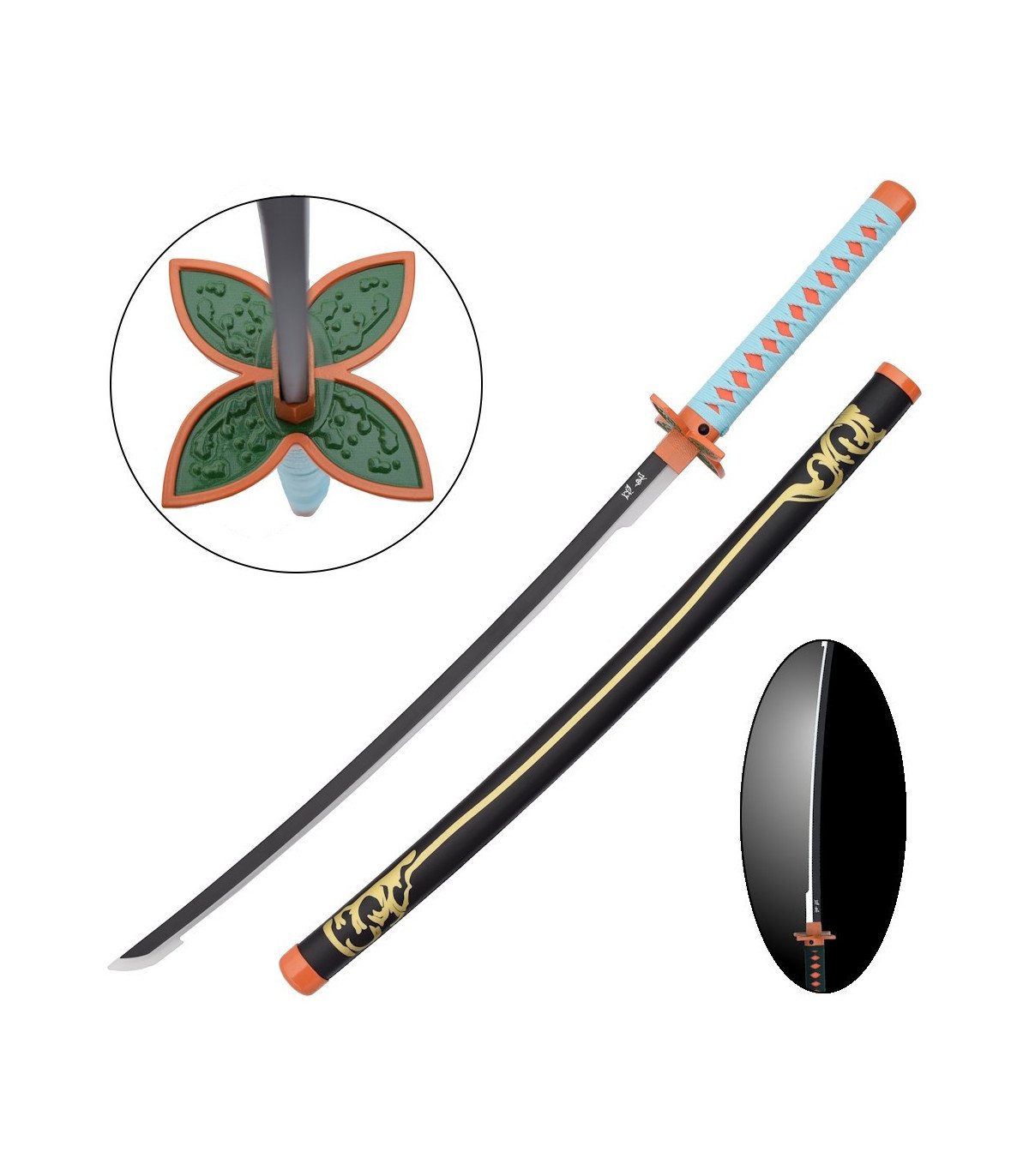 Katana LED Bambou Shinobu Kocho Demon Slayer vue principale