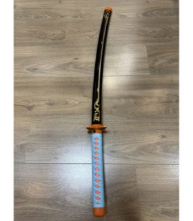 Katana LED Bambou Shinobu Kocho Demon Slayer présentation collection