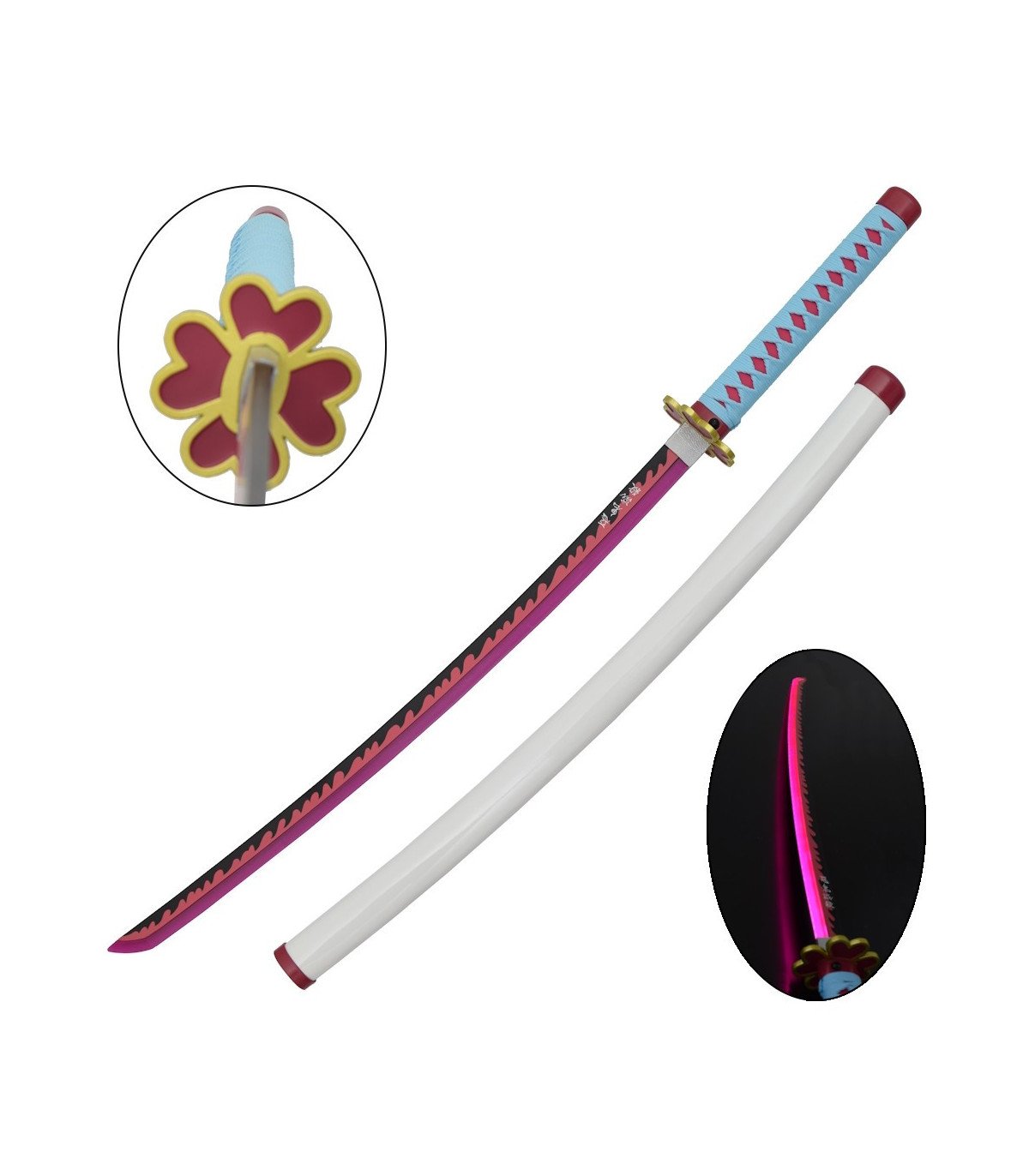 Katana LED Bambou Kanroji Mitsuri Demon Slayer vue principale