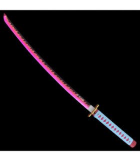  Katana LED Bambou Kanroji Mitsuri Demon Slayer présentation collection