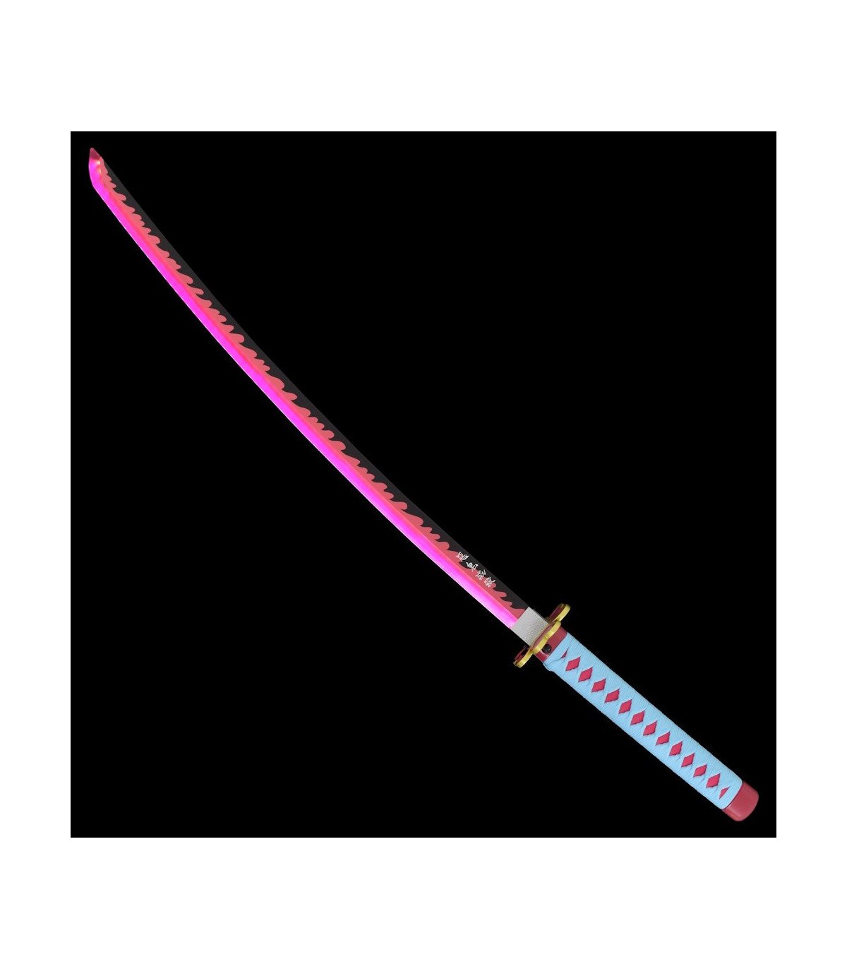  Katana LED Bambou Kanroji Mitsuri Demon Slayer présentation collection