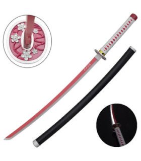 Katana LED Bambou Kanao Tsuyuri Demon Slayer vue principale
