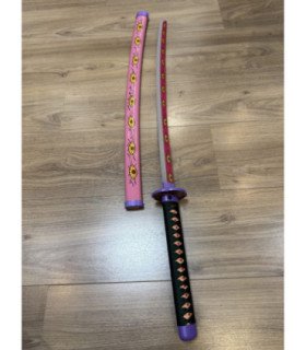  Katana LED Bambou Kokushibou Tsugikuni Michikatsu Demon Slayer présentation collection