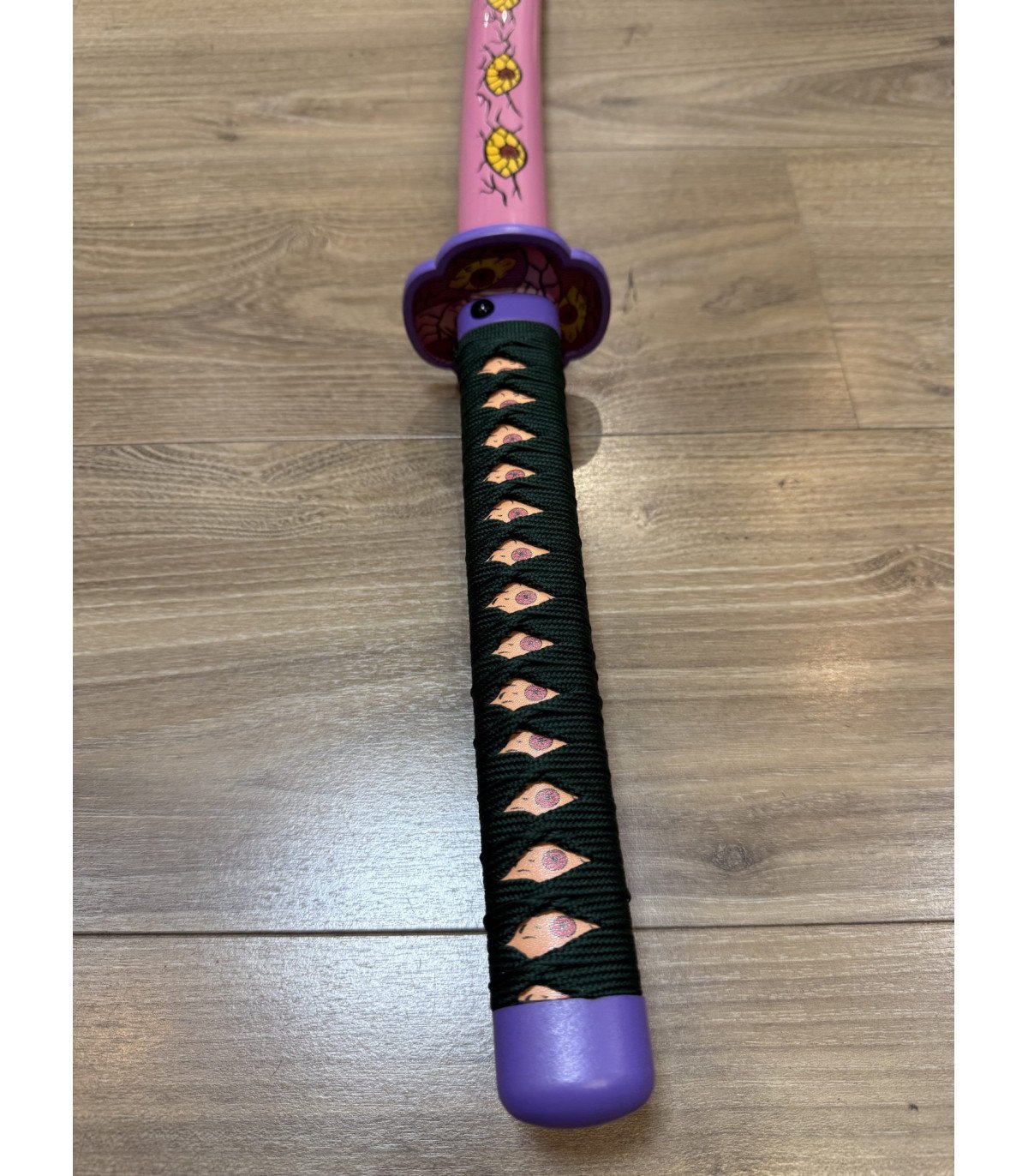  Katana LED Bambou Kokushibou Tsugikuni Michikatsu Demon Slayer vue produit 6