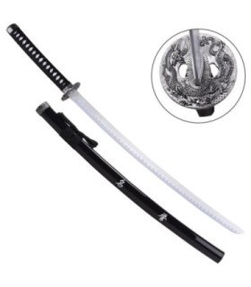  Katana en Bambou Dragon Chinois Japonais présentation collection