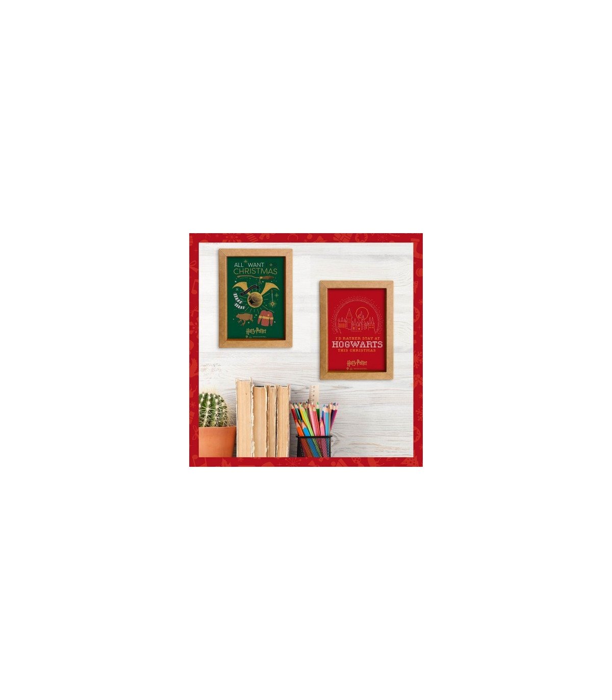 Cadres Kraft Harry Potter X-Mas Symbole | Déco Noël magique