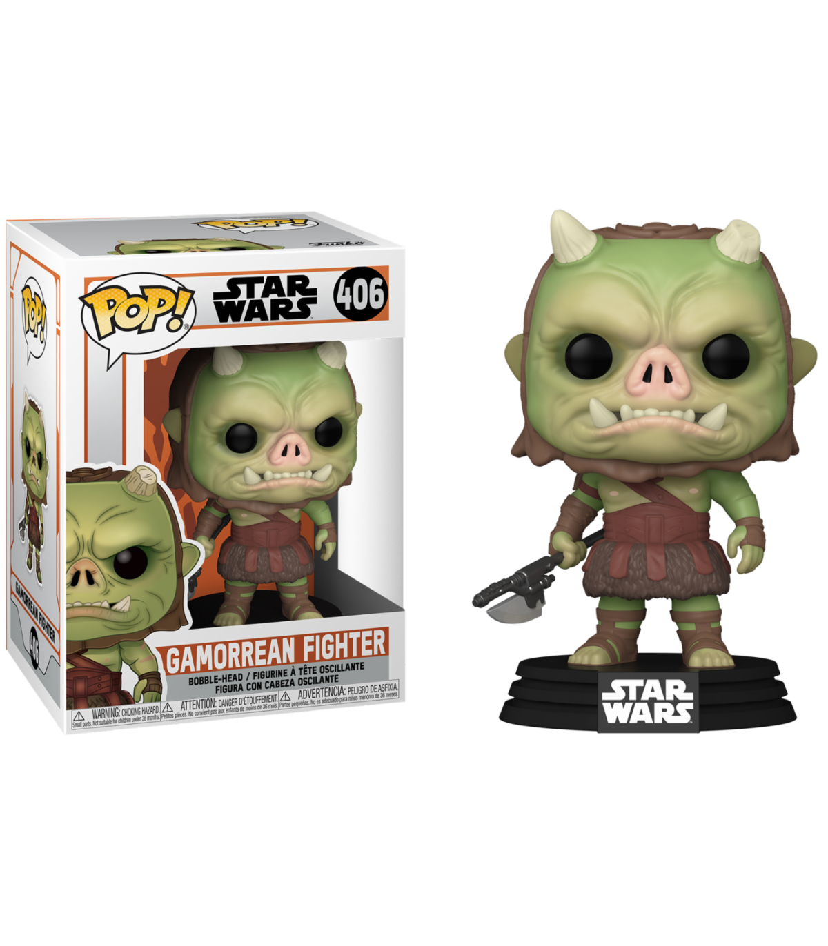 THE MANDALORIAN - FIGURINE POP N° 406 - GAMORREAN FIGHTER