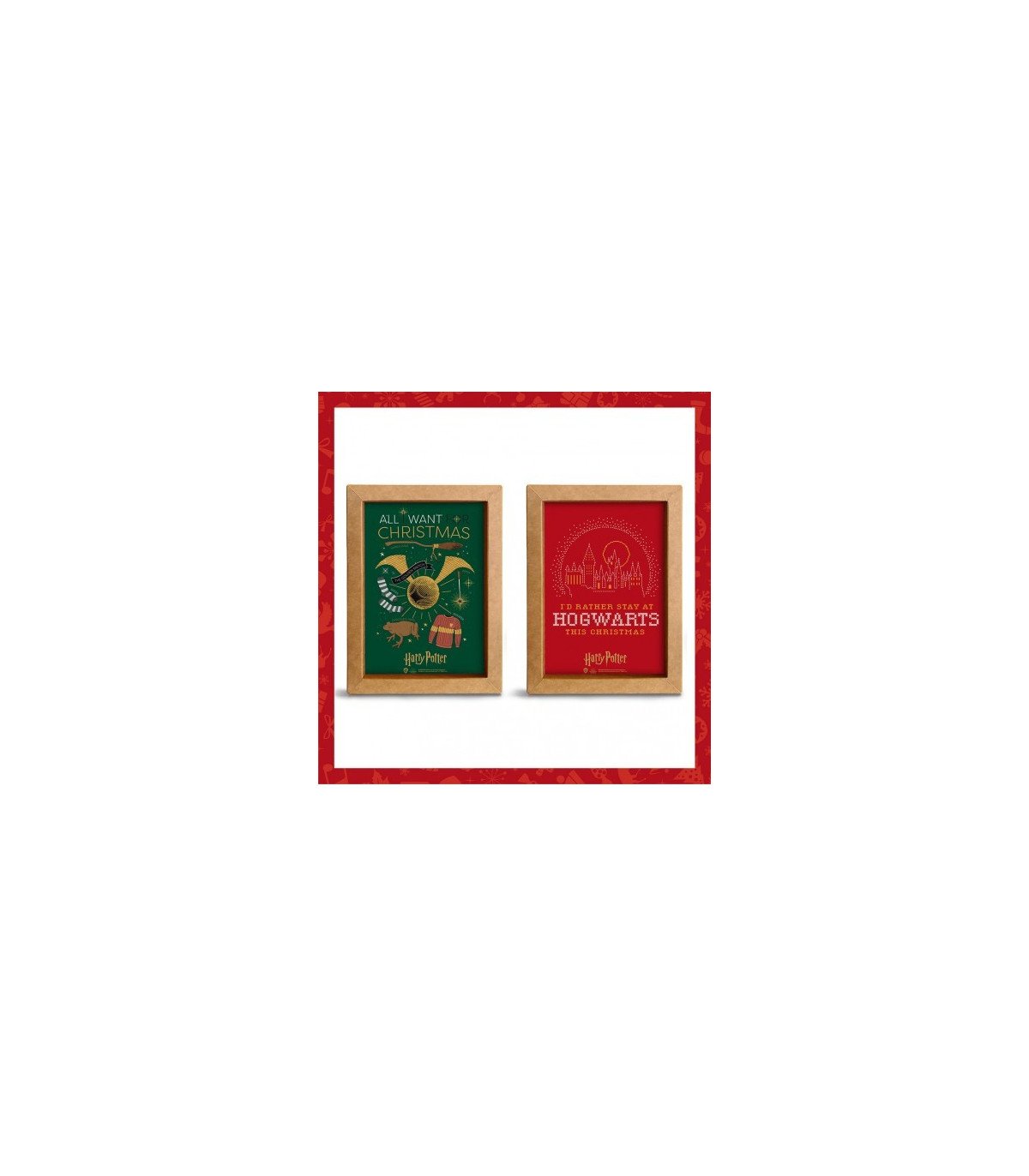 Cadres Kraft Harry Potter X-Mas Symbole | Déco Noël magique