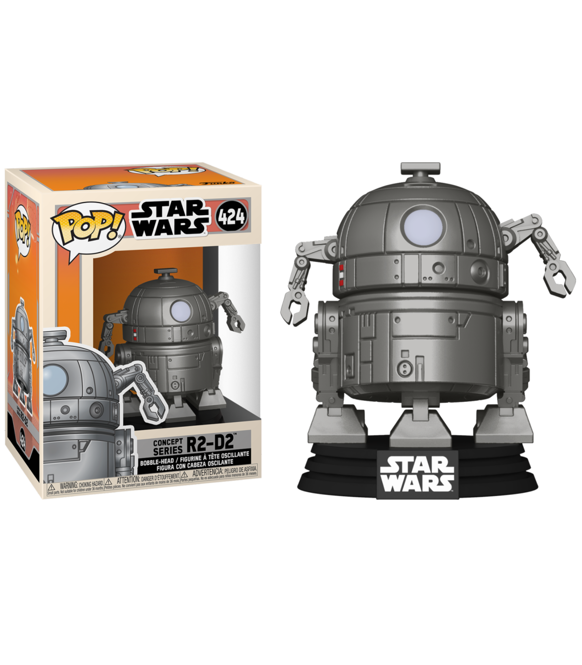 STAR WARS - FIGURINE POP N° 424 - SW CONCEPT R2-D2