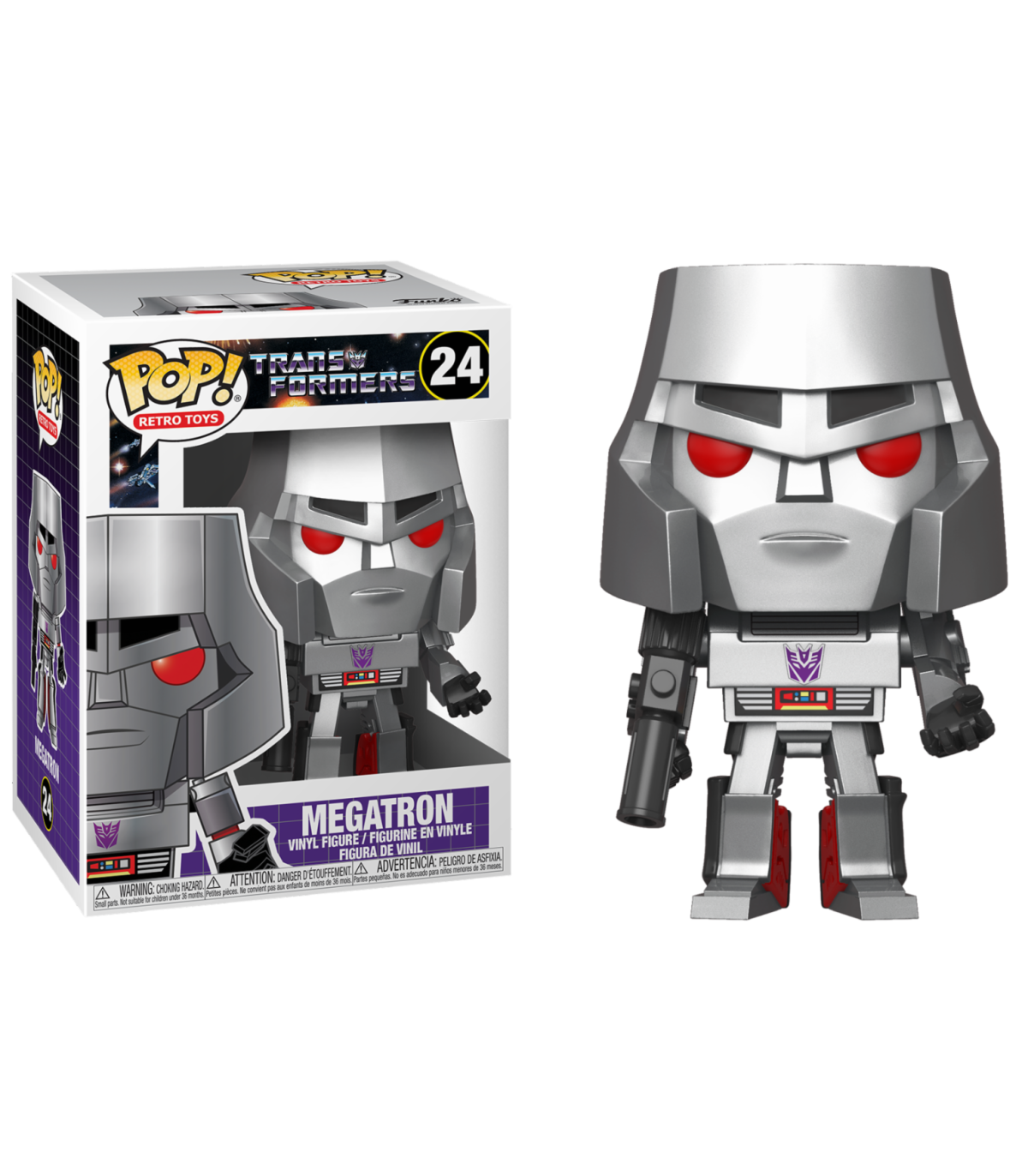 TRANSFORMERS - FIGURINE POP N° 24 - MEGATRON