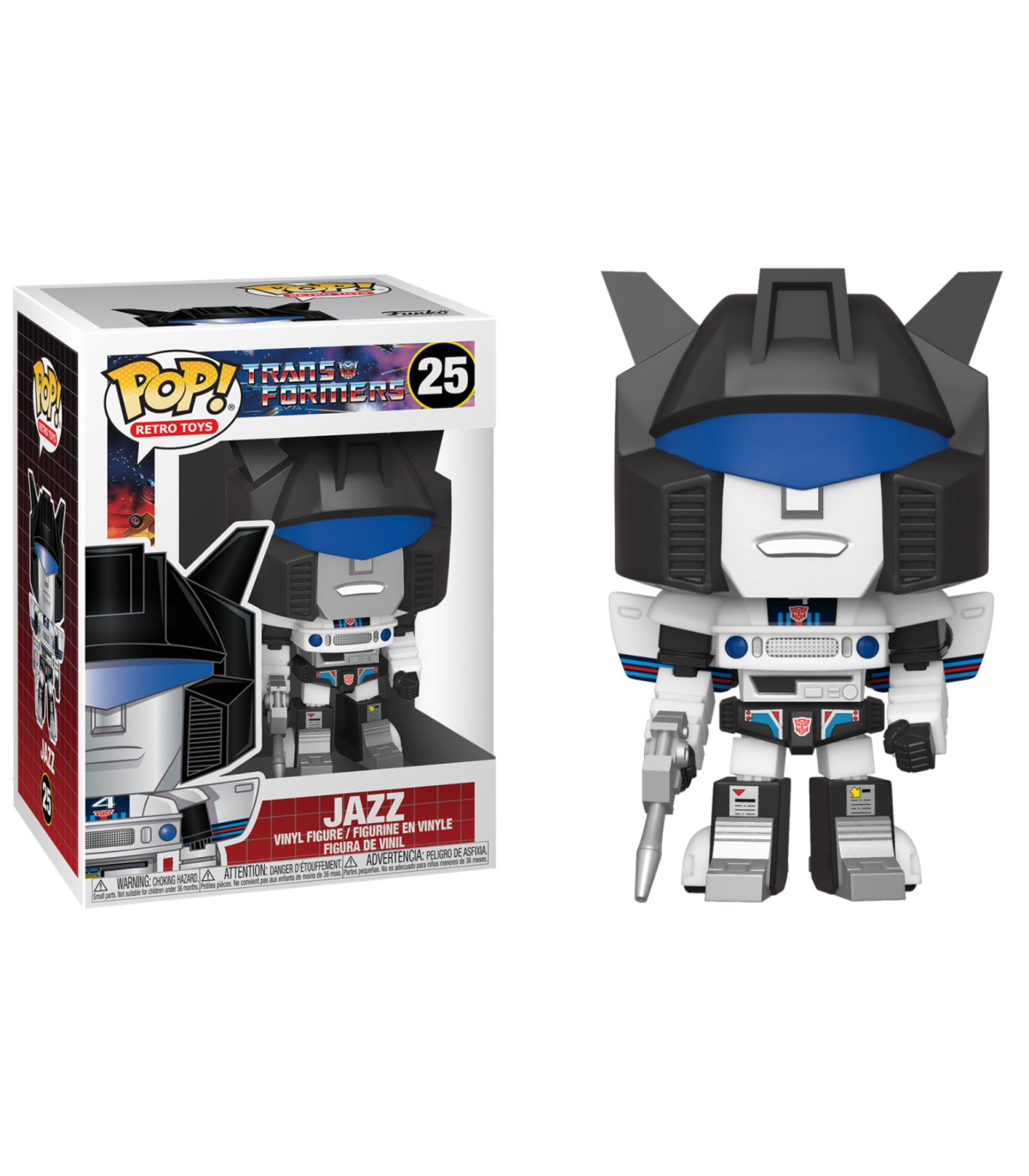 TRANSFORMERS - FIGURINE POP N° 25 - JAZZ