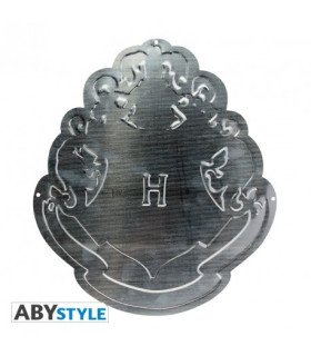HARRY POTTER - POUDLARD - PLAQUE METAL