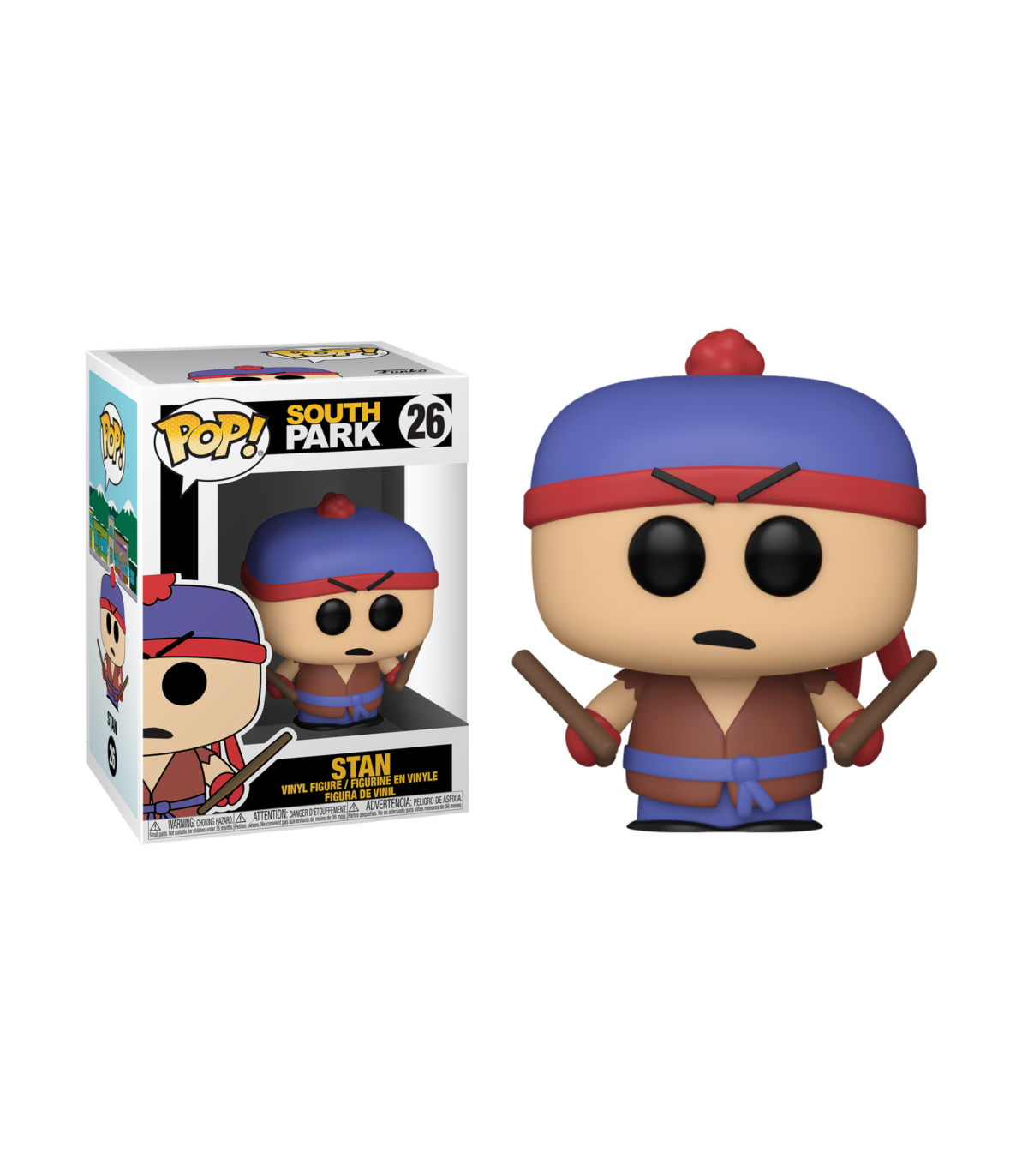 SOUTH PARK - FIGURINE POP N° 26 - SHADOW HACHI STAN