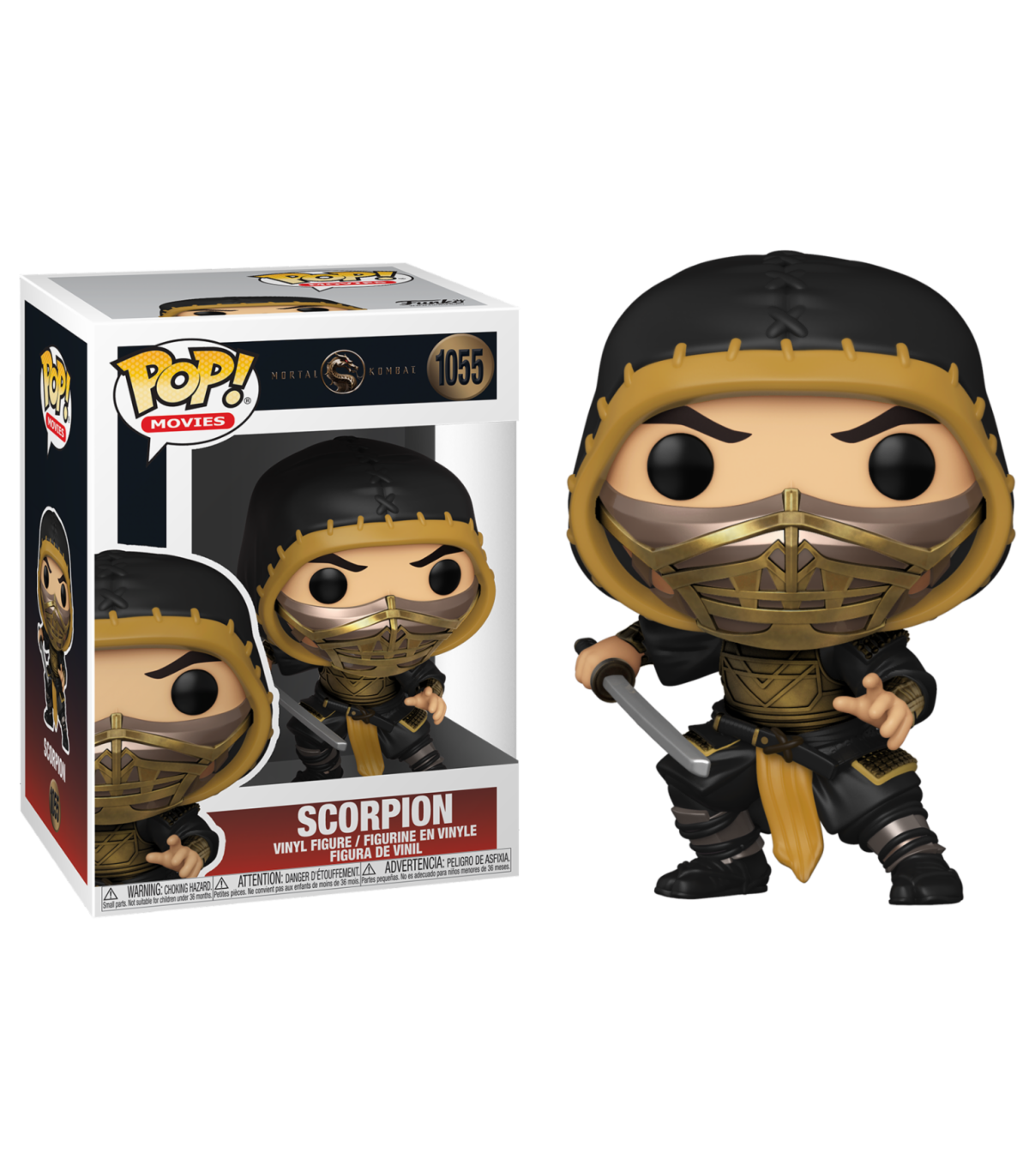MORTAL KOMBAT - FIGURINE POP N° 1055 - SCORPION